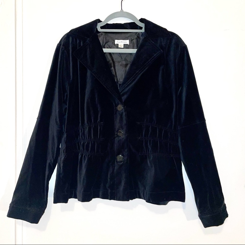 Black Velvet Cardigan